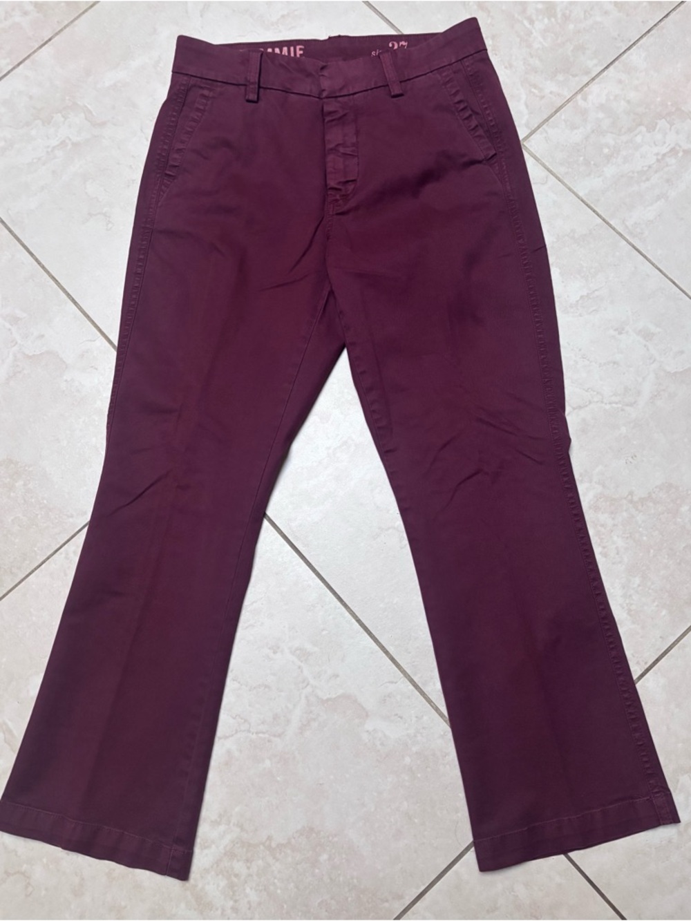 J crew  Sammie Maroon Casual Chino Pants